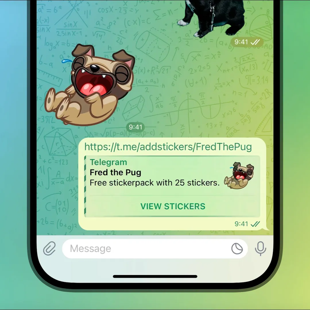 امکان جدید تلگرام خودتان استیکر بسازید