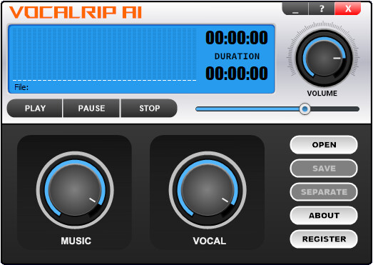 VocalRip AI 1.0 جداسازی و حذف آواز از موسیقی