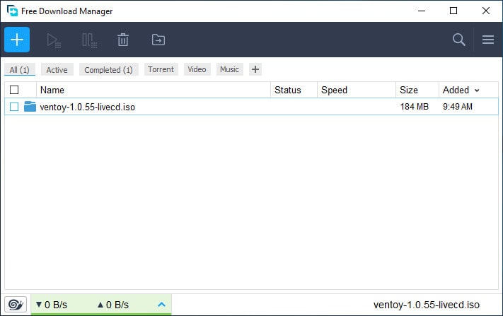 برنامه Free Download Manager با پشتیبانی از هسته libcurl