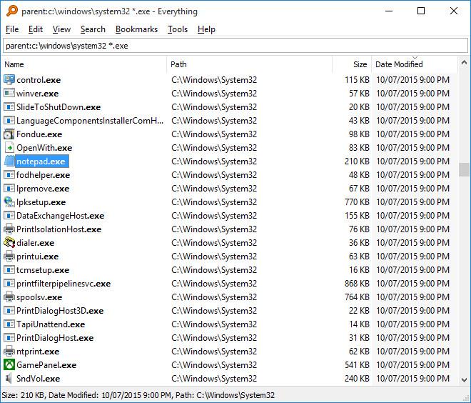 جستجوی سریع فایل ها و پوشه ها در ویندوز با Everything