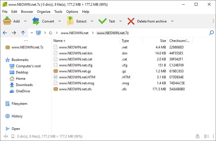 بهبود مدیریت فایل و امنیت بالاتر در برنامه PeaZip