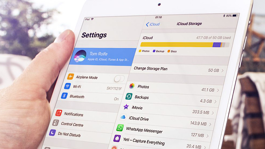 فعال بودن iCloud