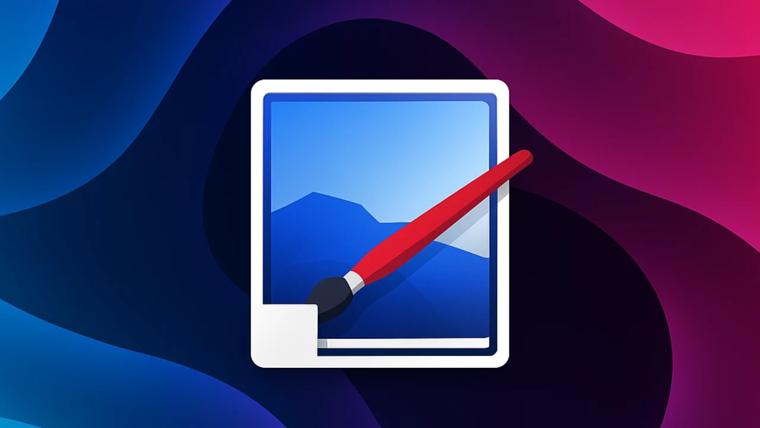 Paint.NET رابط کاربری با تب‌های زنده