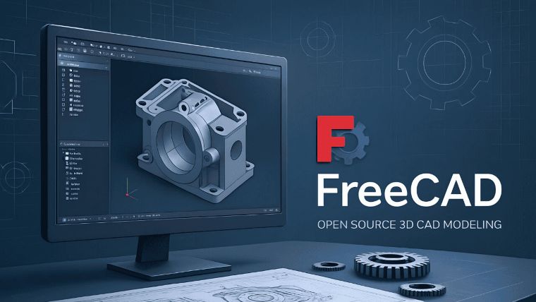 معرفی کامل FreeCAD؛ نرمافزار متنباز مدلسازی سهبعدی برای مهندسی و طراحی محصول