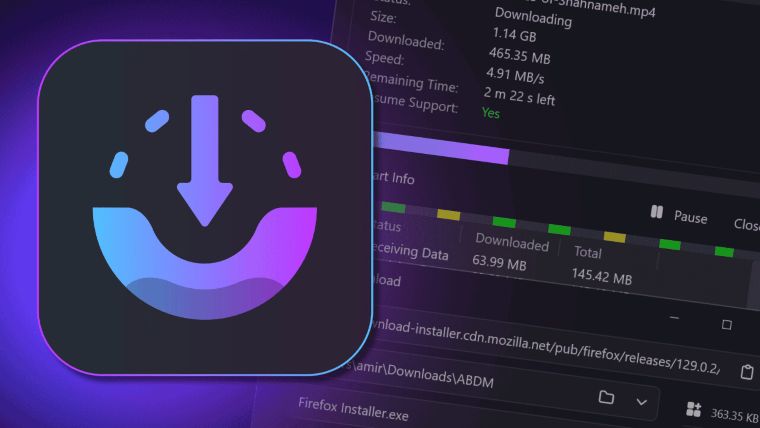 معرفی AB Download Manager: دانلود منیجر قدرتمند و رایگان با پشتیبانی از چند زبان