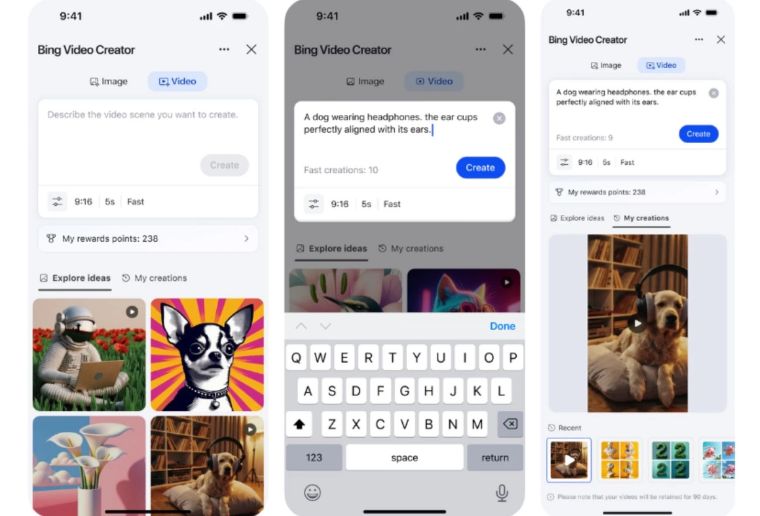مایکروسافت Bing Video Creator را رایگان برای همه کاربران عرضه کرد؛ ساخت ویدیو با متن تنها با چند کلیک