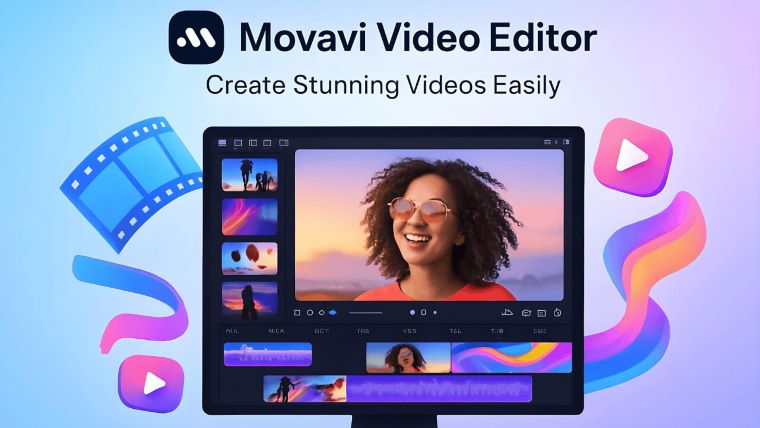 انتشار Movavi Video Editor 2025 با ابزارهای هوشمند و افکت‌های حرفه‌ای برای ساخت ویدیوهای جذاب