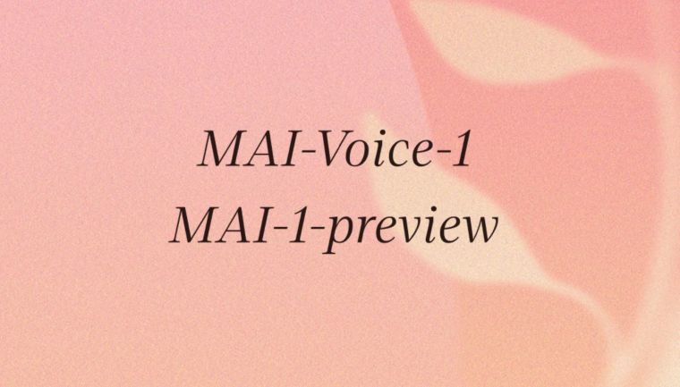 مایکروسافت از مدلهای هوش مصنوعی داخلی جدید MAI-Voice-1 و MAI-1-preview رونمایی کرد