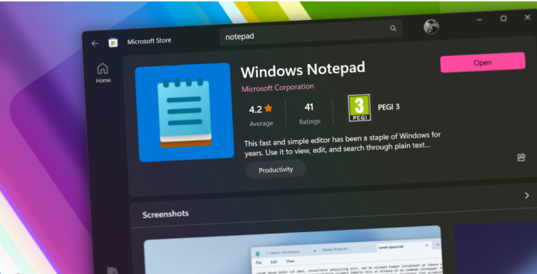 انقلاب در Notepad ویندوز؛ پشتیبانی از درج تصویر و امکانات پیشرفته در راه است!