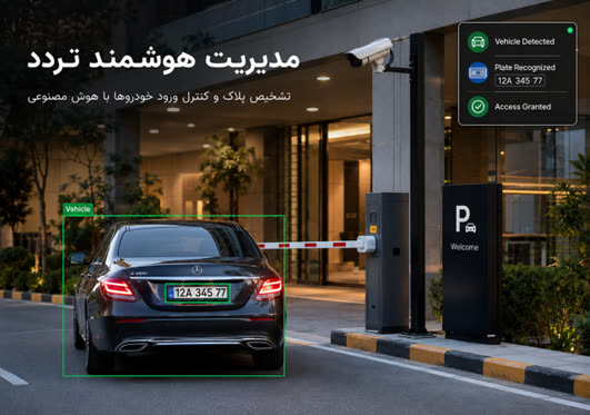 مدیریت هوشمند دوربین مداربسته با هوش مصنوعی